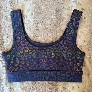 Zyia fun leopard print bra. Excellent condition. XS